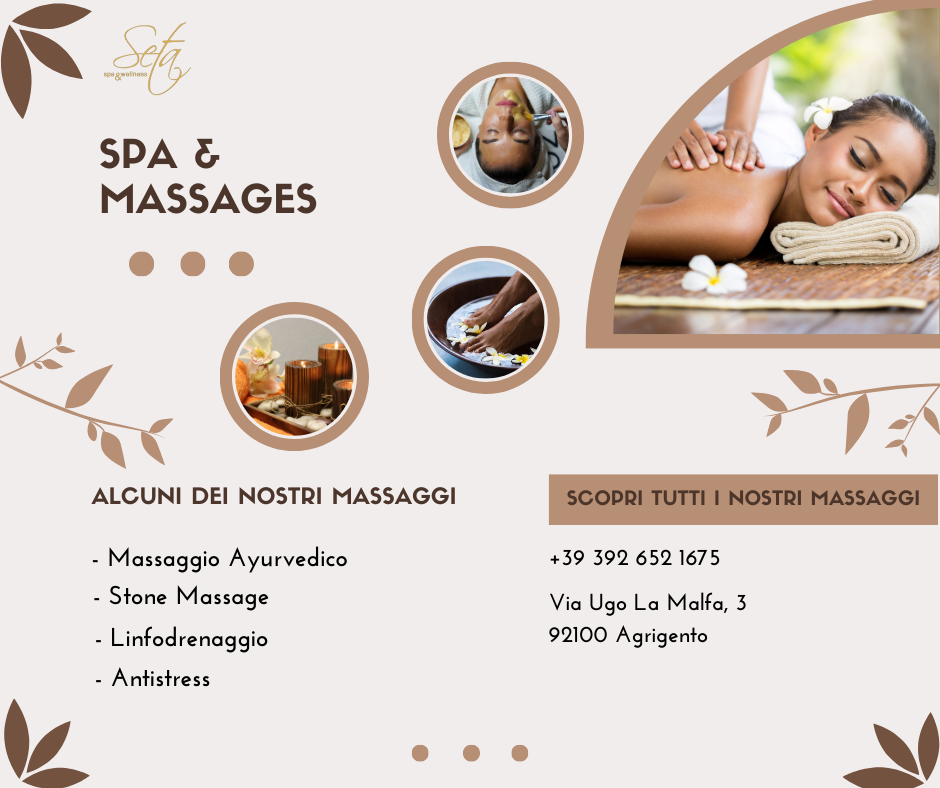 Massaggi ad Agrigento - Seta Spa & Wellness